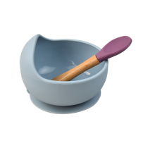 Yuming Factory Suction Silicone Baby Bowl and Spoon